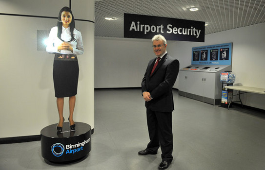 airport hologram